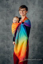 Laden Sie das Bild in den Galerie-Viewer, Lenny Lamb Ringsjal - RAINBOW LOTUS - 100% bomull
