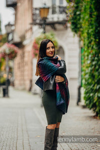 Shawl - Peacock´s Tail - Black Opal