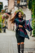 Laden Sie das Bild in den Galerie-Viewer, Shawl - Peacock´s Tail - Black Opal
