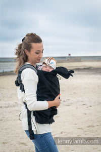 Lenny Lamb Softshell Cover for baby carrier/wrap - BLACK