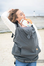 Load image into Gallery viewer, Lenny Lamb Softshell Cover for baby carrier/wrap - GRAY
