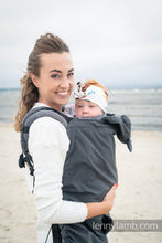 Laden Sie das Bild in den Galerie-Viewer, Lenny Lamb Softshell-Überzug für Babytrage/Tragetuch – GRAU – Sale!
