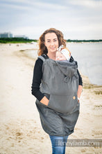 Laden Sie das Bild in den Galerie-Viewer, Lenny Lamb Softshell-Überzug für Babytrage/Tragetuch – GRAU – Sale!
