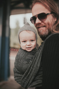 Vanamo Woven Wrap/Vävd sjal - Kide Hiili - 100% ekologisk bomull