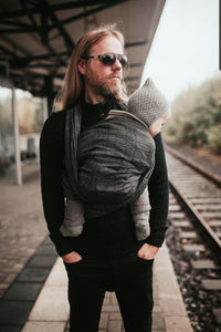 Vanamo Woven Wrap/Vävd sjal - Kide Hiili - 100% ekologisk bomull