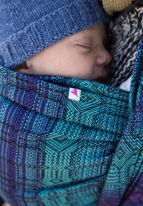 Vanamo Woven Wrap/Vävd sjal - Kide Kosmos - 100% ekologisk bomull
