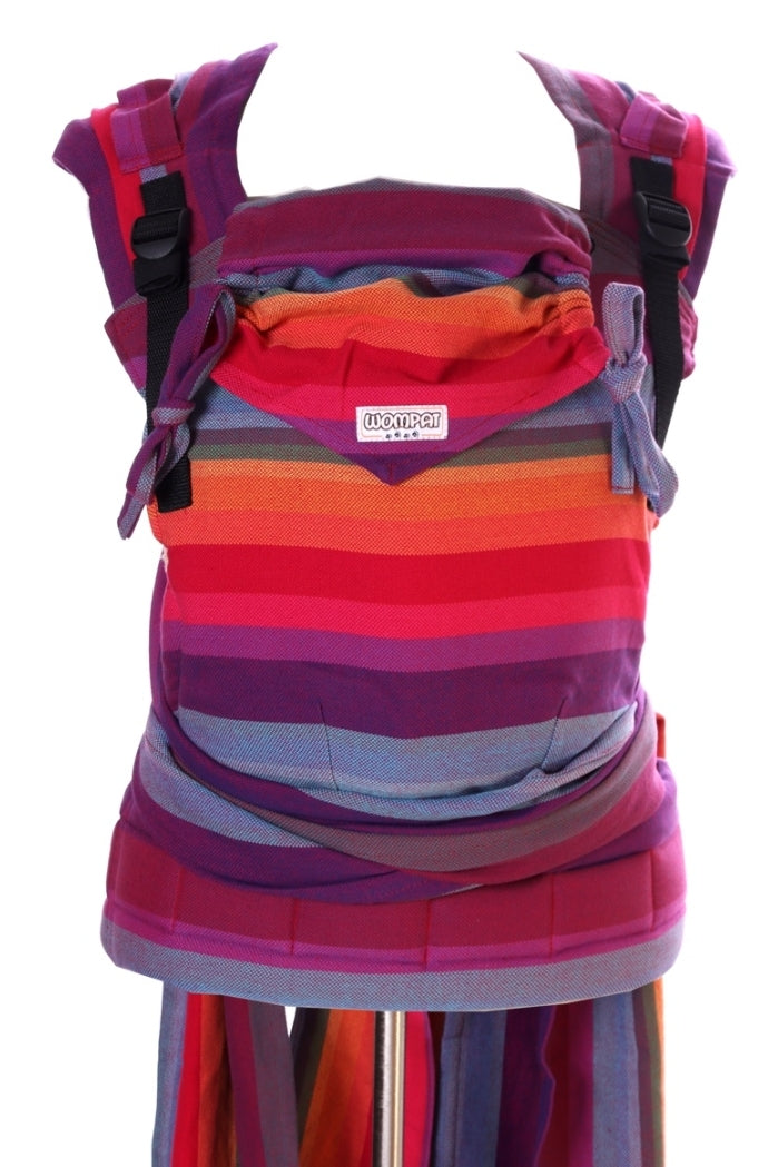 Wompat ILO Wrap Tai Spectra Red - 100% ekologisk bomull