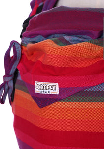 Wompat ILO Wrap Tai Spectra Red - 100% ekologisk bomull