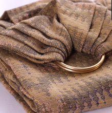 Load image into Gallery viewer, Vanamo Ring Sling - Kaiku Hiekka - 25% linen, 75% organic cotton
