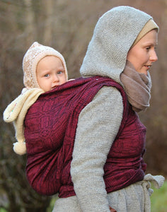 Vanamo Woven Wrap/Vävd sjal - Kide Pihla - 40% ekologisk bomull, 30% linne, 30% merinoull - Utförsäljning!