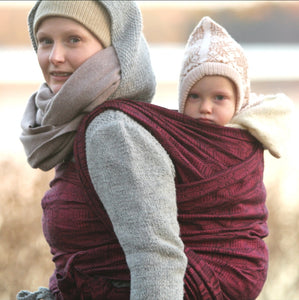Vanamo Woven Wrap/Vävd sjal - Kide Pihla - 40% ekologisk bomull, 30% linne, 30% merinoull - Utförsäljning!