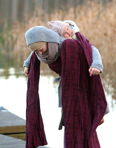 Vanamo Woven Wrap/Vävd sjal - Kide Pihla - 40% ekologisk bomull, 30% linne, 30% merinoull - Utförsäljning!