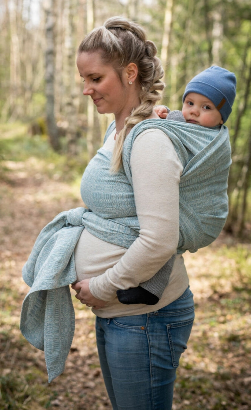 Vanamo Woven Wrap/Vävd sjal - Kide Kiuru - 75% ekologisk bomull, 25% linne
