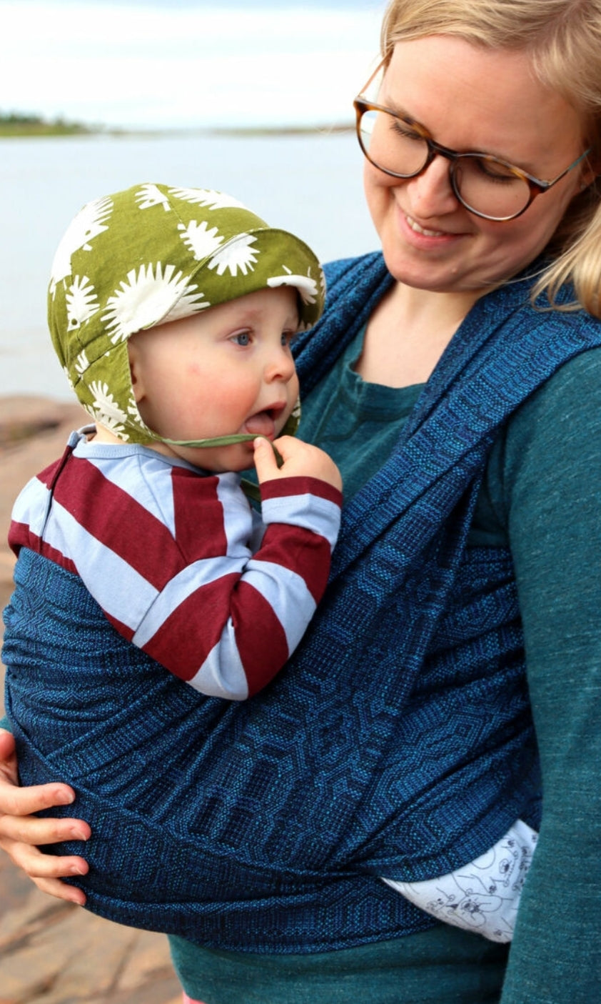 Vanamo Woven Wrap/Vävd sjal - Kide Merimies - 100% ekologisk bomull