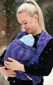 Vanamo Woven Wrap/Vävd sjal - Kaiku Horsma, newborn - 100% ekologisk bomull