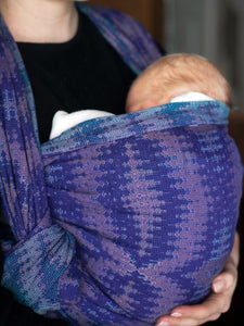 Vanamo Woven Wrap/Vävd sjal - Kaiku Horsma, newborn - 100% ekologisk bomull
