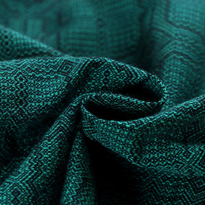 Vanamo Woven Wrap/Vävd sjal - Kide Emerald, newborn - 100% ekologisk bomull