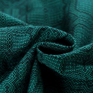 Vanamo Woven Wrap - Kide Emerald, newborn - 100% organic cotton