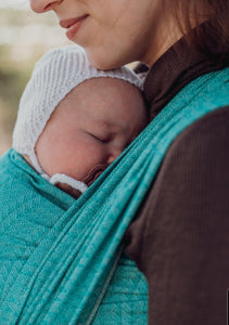 Vanamo Woven Wrap/Vävd sjal - Solki Puro, newborn - 100% ekologisk bomull