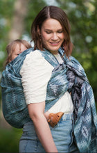 Laden Sie das Bild in den Galerie-Viewer, Vanamo Woven Wrap/Vävd sjal - Kaiku Kuohu - 70% ekologisk bomull, 30% hampa
