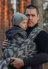 Laden Sie das Bild in den Galerie-Viewer, Vanamo Woven Wrap/Vävd sjal - Kaiku Ukkonen - 100% ekologisk bomull
