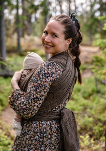 Förboka! - Vanamo Woven Wrap/Vävd sjal - Kide Kaneli - 90% ekologisk bomull, 10% kapok