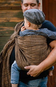 Vanamo Woven Wrap/Vävd sjal - Kide Vilja - 60% ekologisk bomull, 35% hampa, 5% kapok