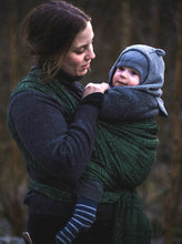 Load image into Gallery viewer, Vanamo Woven Wrap - Kide Nokkonen - 40% organic cotton, 30% linen, 30% merino wool
