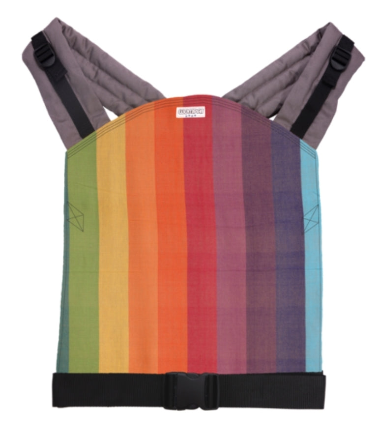 Wompat LITE Baby Carrier - Girasol Bronze Rainbow - 100% bomull
