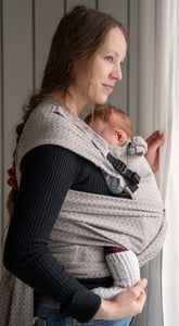Wompat ILO Wrap Tai Graniitti Dark - 100% ekologisk bomull