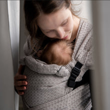 Ladda upp bild till gallerivisning, Wompat ILO Wrap Tai Graniitti Dark - 100% ekologisk bomull
