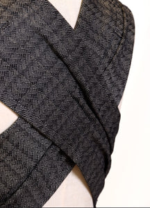 Wompat ILO Wrap Tai Graniitti Dark - 100% ekologisk bomull