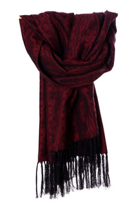 Vanamo Scarf - Pitsi Aeria, med tofsar