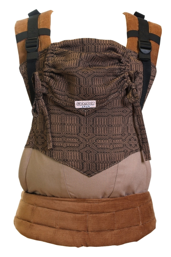 Wompat ILO Baby Carrier Kaneli - 90% organic cotton, 10% kapok