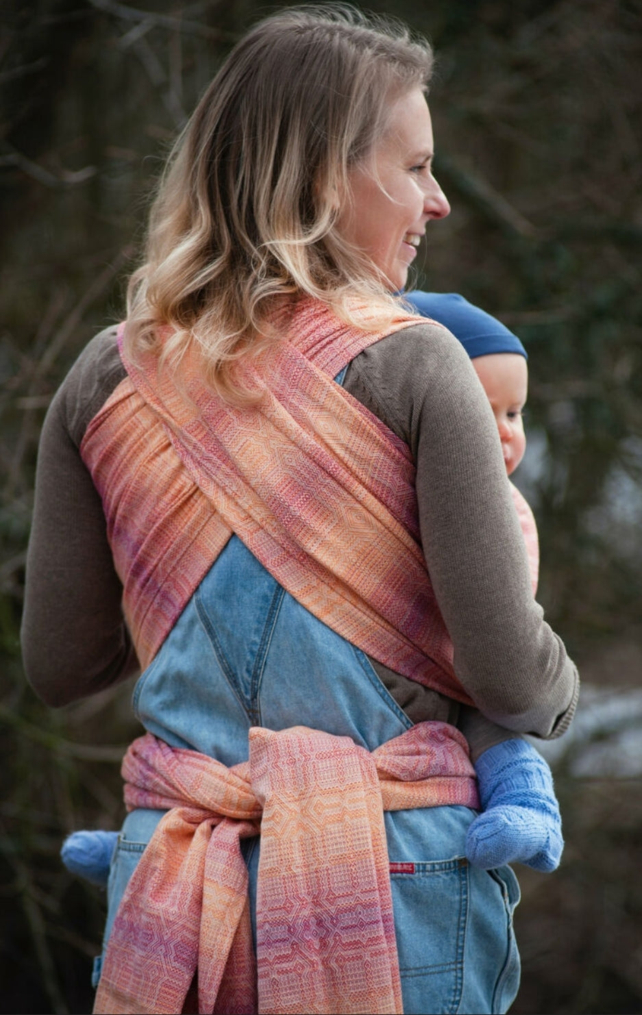 Vanamo Woven Wrap/Vävd sjal - Kide Sarastus - 100% ekologisk bomull