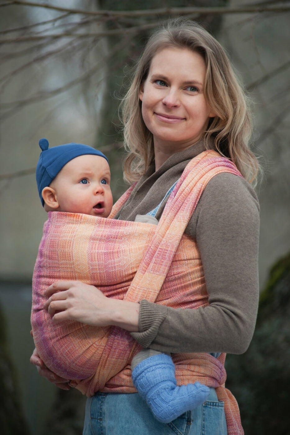 Vanamo Woven Wrap/Vävd sjal - Kide Sarastus - 100% ekologisk bomull - Utförsäljning!