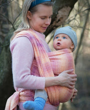 Laden Sie das Bild in den Galerie-Viewer, Vanamo Woven Wrap/Vävd sjal - Kide Sarastus - 100% ekologisk bomull

