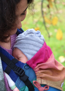 Wompat ILO Baby Carrier Classic Rainbow purple - 100% organic cotton