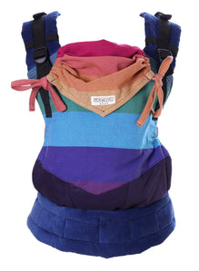 Wompat ILO Baby Carrier Classic Rainbow purple - 100% organic cotton