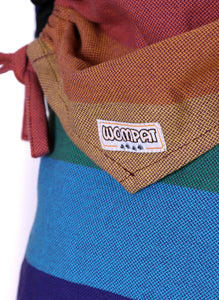 Wompat ILO Baby Carrier Classic Rainbow purple - 100% organic cotton