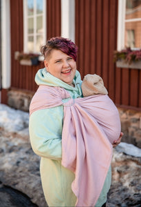 Vanamo Ring Sling - Lempi Neilikka - 100% bomull