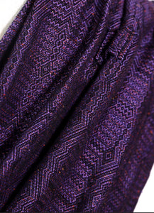 Wompat Wrap Tai Krookus - 55% ekologisk bomull, 30% linne, 15% bourettesilke