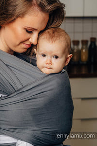 Stretchy wrap Baby Sling - ANTHRACITE