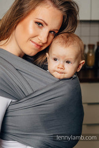 Stretchy wrap Baby Sling - ANTHRACITE