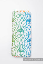 Load image into Gallery viewer, Swaddle Blanket 120x120cm - RAINBOW LOTUS WHITE
