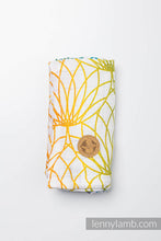 Load image into Gallery viewer, Swaddle Blanket 120x120cm - RAINBOW LOTUS WHITE
