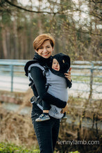 Laden Sie das Bild in den Galerie-Viewer, Turtleneck för två - Black (sweatshirt fabric)
