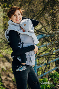 Turtleneck för två - Grey Melange (sweatshirt fabric)