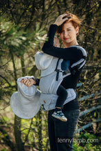 Laden Sie das Bild in den Galerie-Viewer, Turtleneck för två - Grey Melange (sweatshirt fabric)
