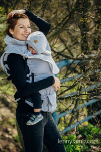 Turtleneck för två - Grey Melange (sweatshirt fabric)